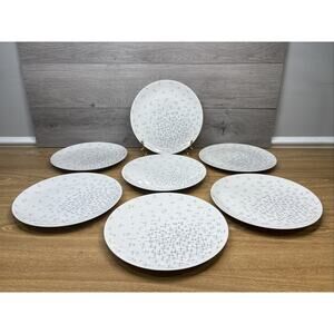 Arzberg CROSSROADS Germany 10-1/8” Dinner Plate -set Of 7